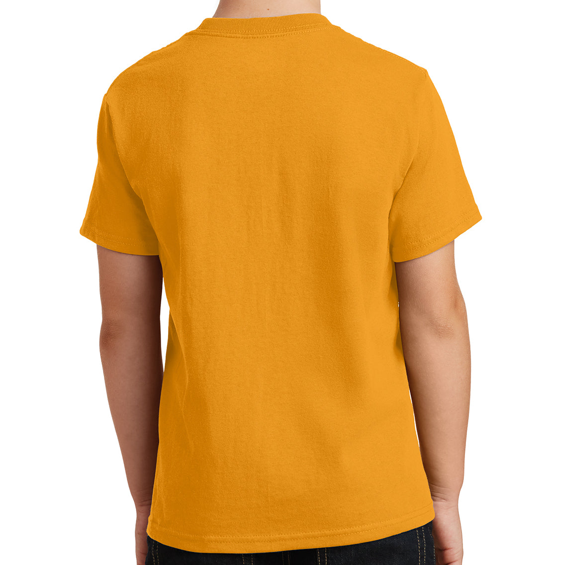 Youth Core Cotton Tee - Gold