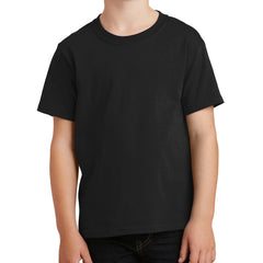 Youth Core Cotton Tee - Jet Black