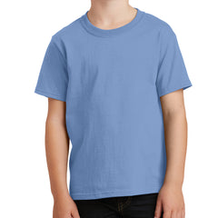 Youth Core Cotton Tee - Light Blue