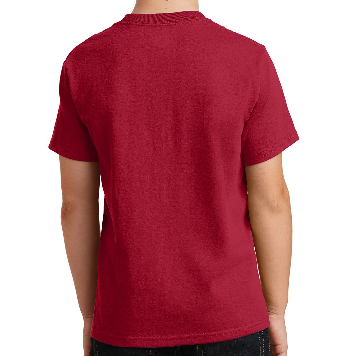 Youth Core Cotton Tee - Red