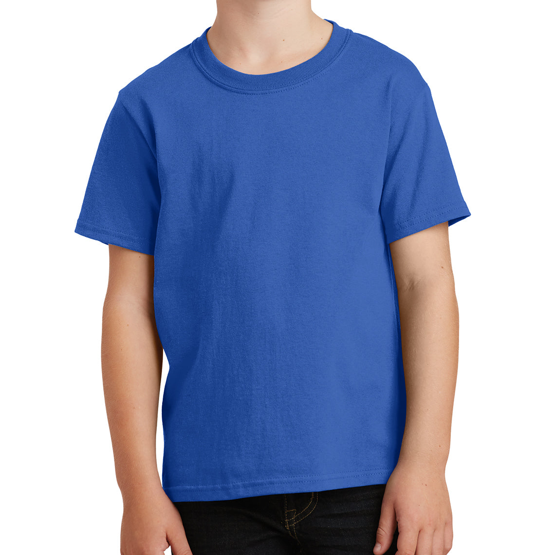 Youth Core Cotton Tee - Royal