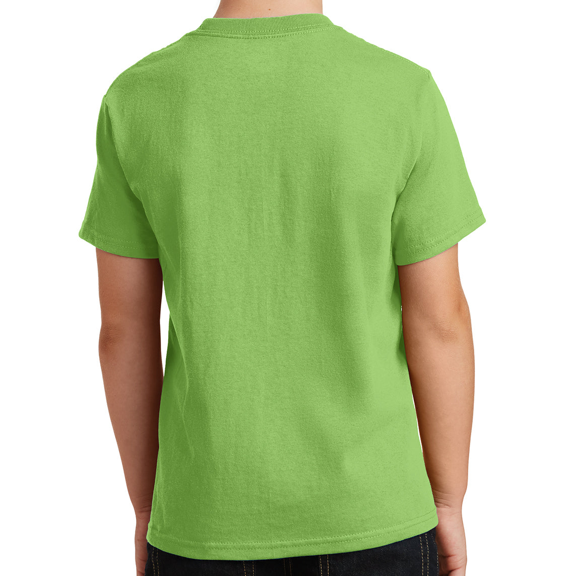 Youth Core Cotton Tee - Lime