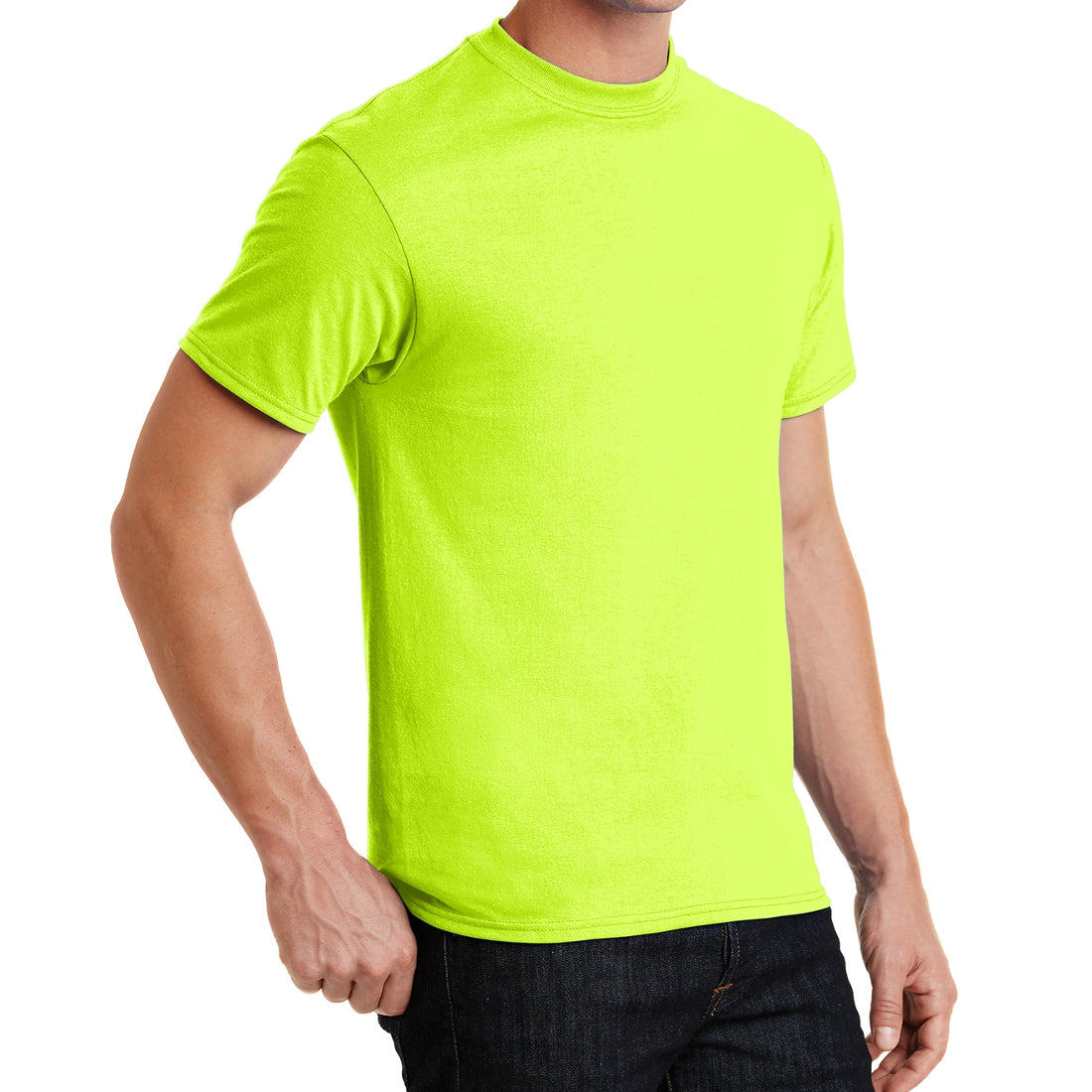 Core Blend Tee - Safety Green