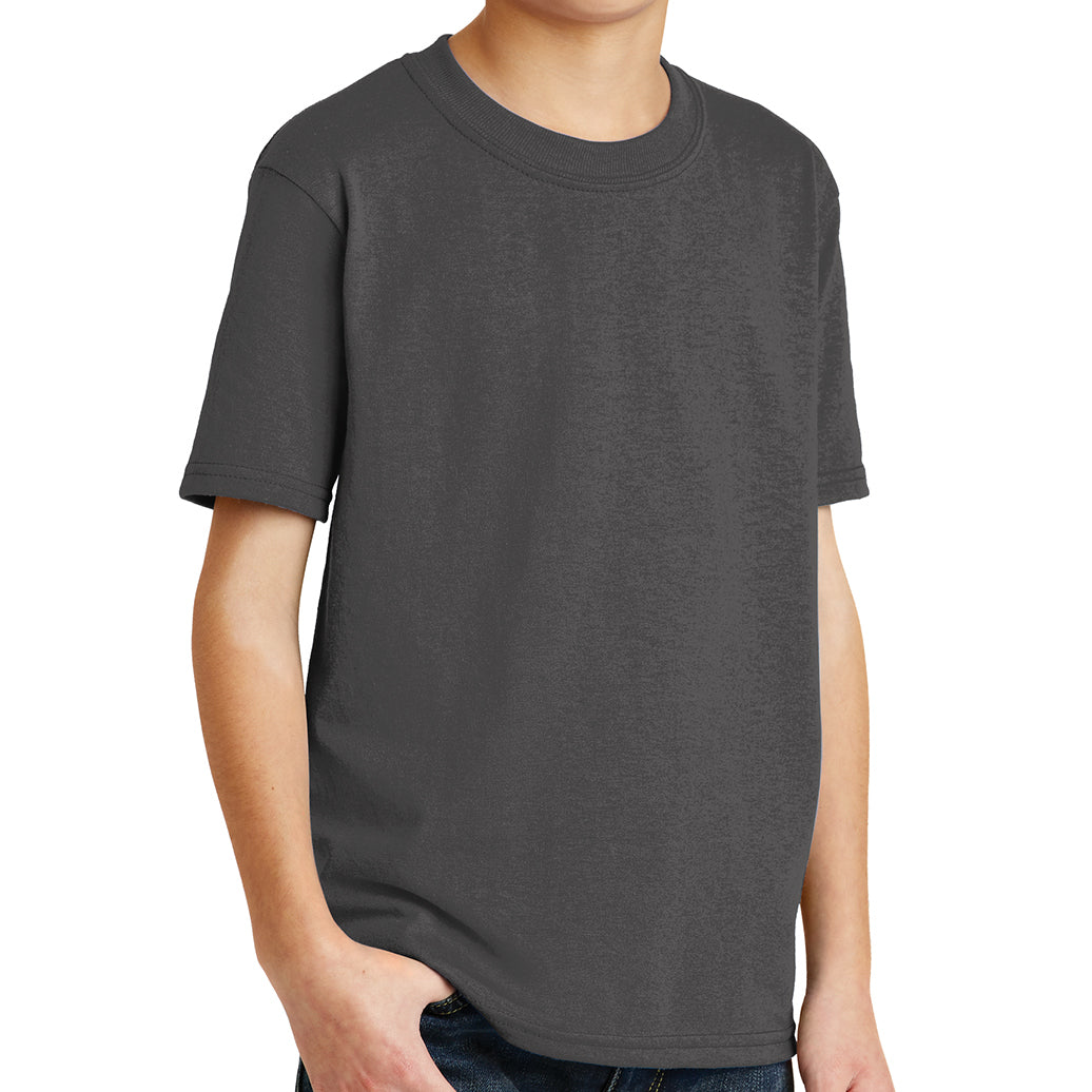 Youth Core Blend Tee - Charcoal