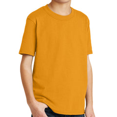 Youth Core Blend Tee - Gold