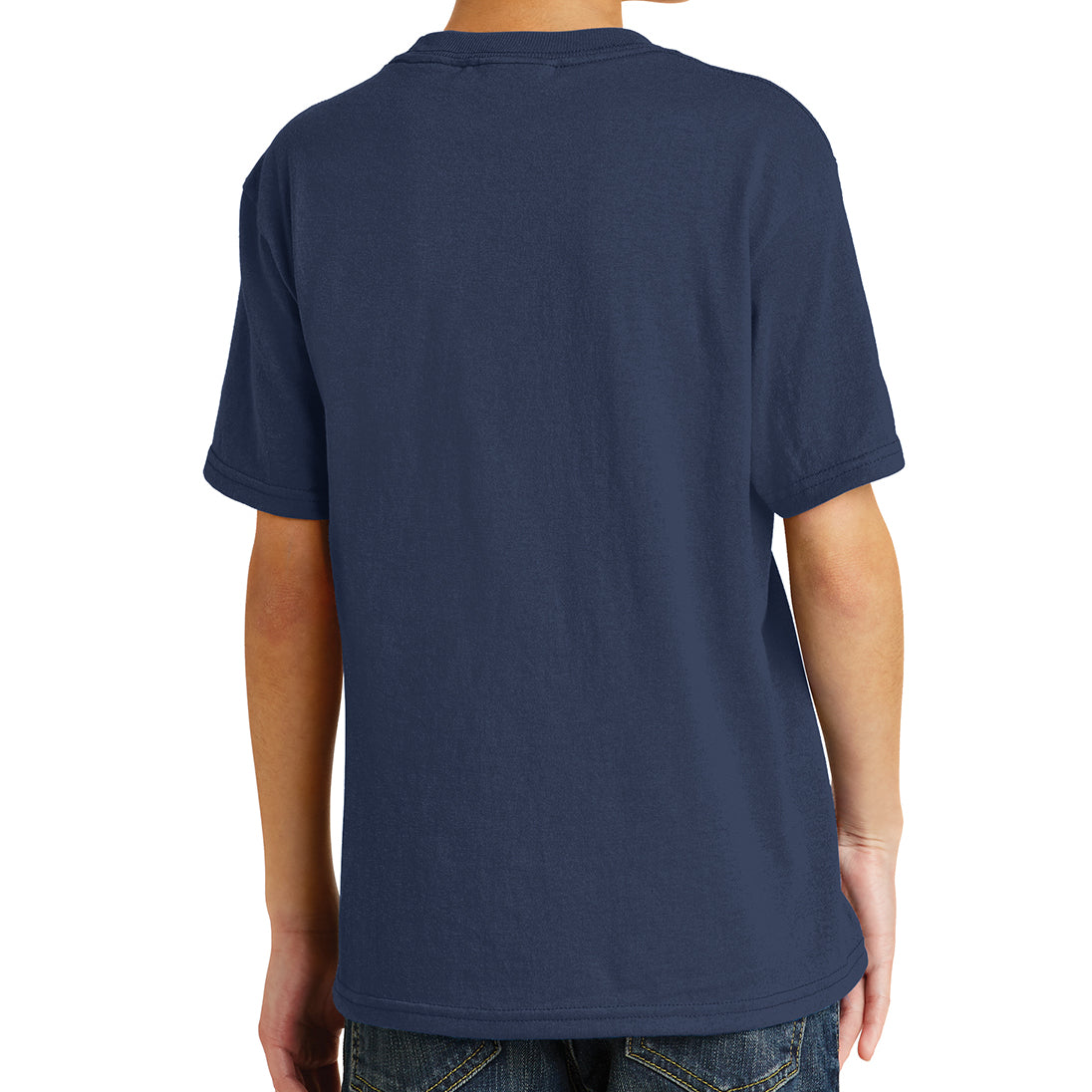 Youth Core Blend Tee - Navy