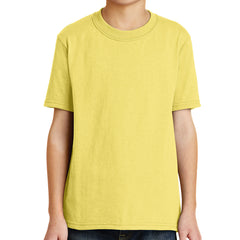 Youth Core Blend Tee - Yellow