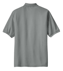 Mafoose Men's Silk Touch Polo with Pocket Cool Grey-Back