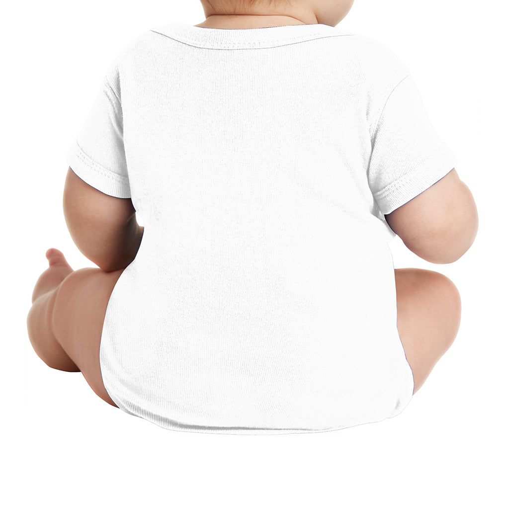 Infant Short Sleeve Baby Rib Bodysuit –