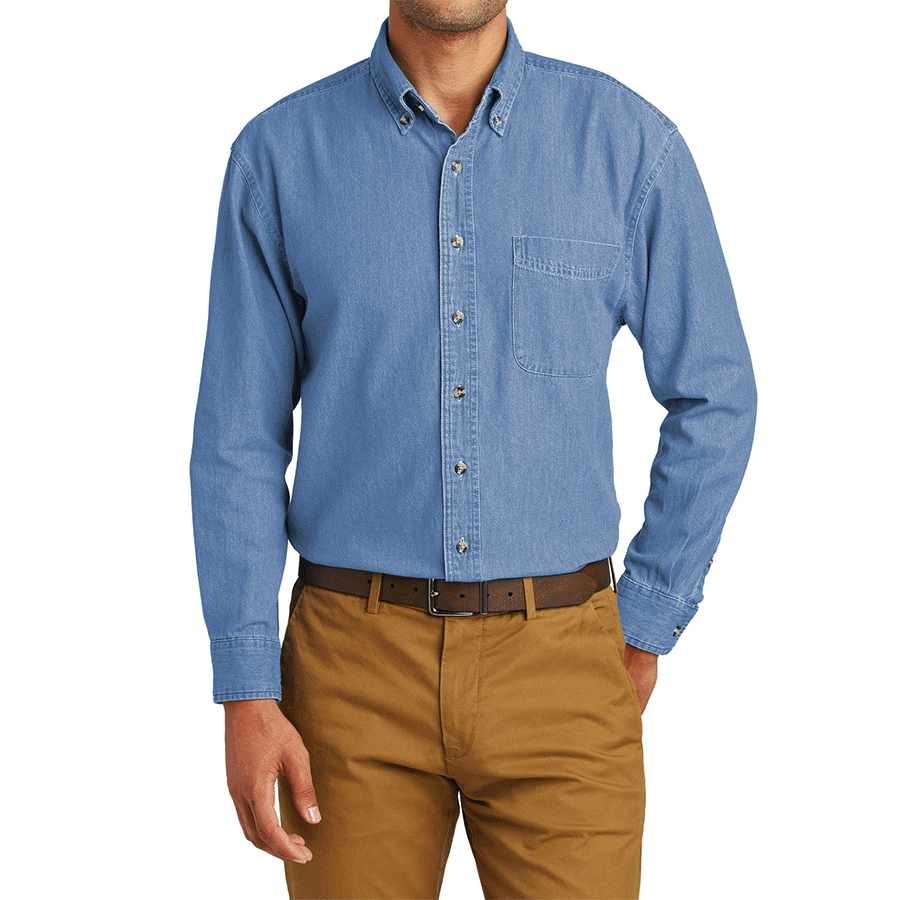 Men's Long Sleeve Value Denim Shirt