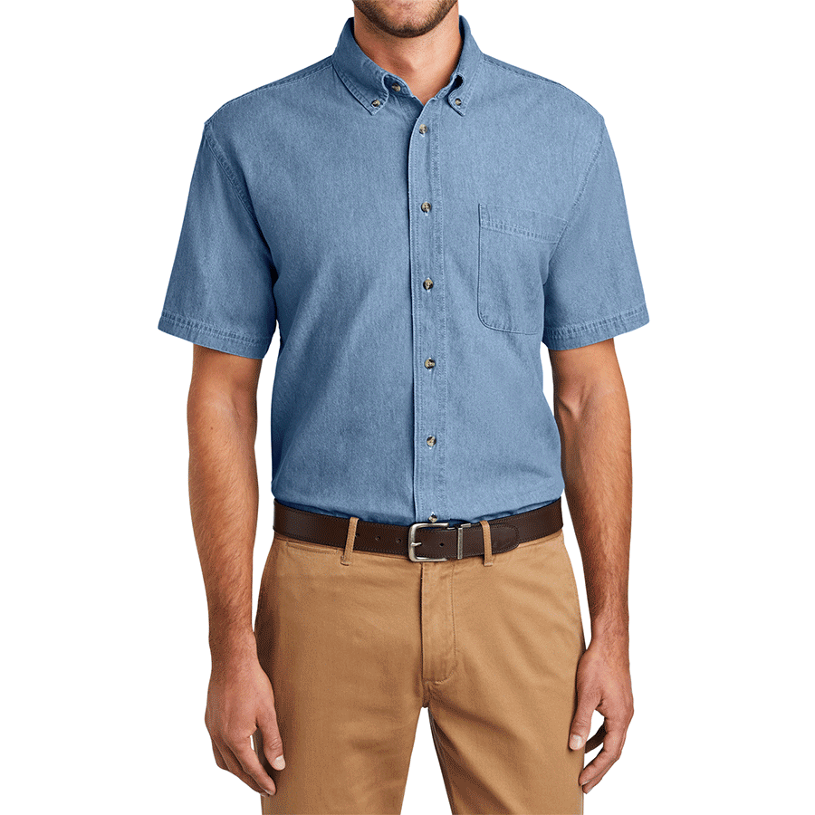 Men's Short Sleeve Value Denim Shirt