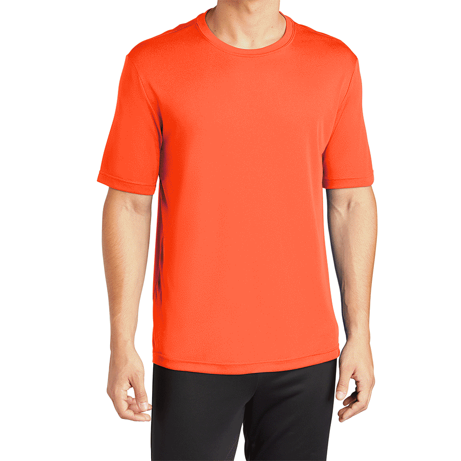 Men's Active T Shirts Crew Neck High Visible Sun Protection Cool Dry Fit Athletic Workout Running T-Shirts