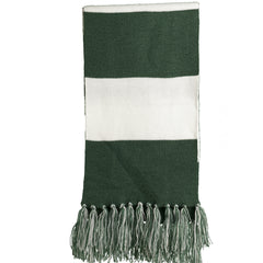 Spectator Scarf - Forest Green/ White