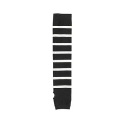 Striped Arm Socks - Black/ White