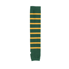 Striped Arm Socks - Forest Green/ Gold