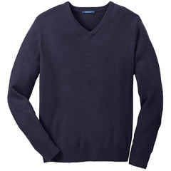 Mafoose Men's Value V-Neck Sweater Navy-Front