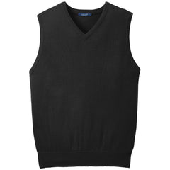 Mafoose Men's Value V-Neck Sweater Vest Black-Front
