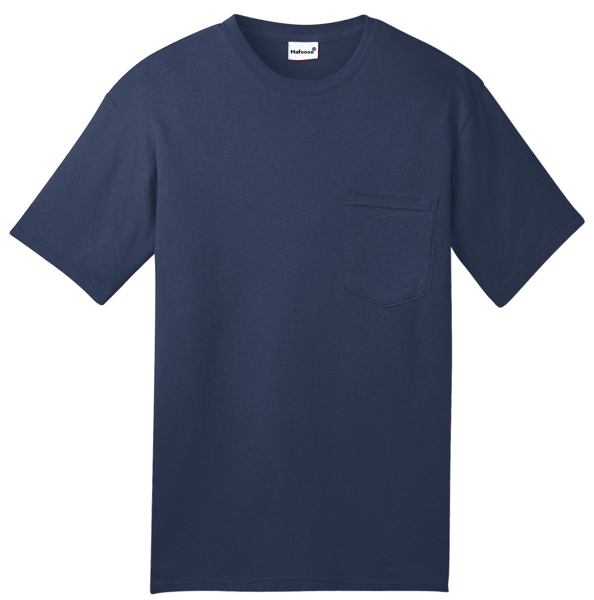 Mafoose Men's All American Tee Shirt with Pocket Navy-Front