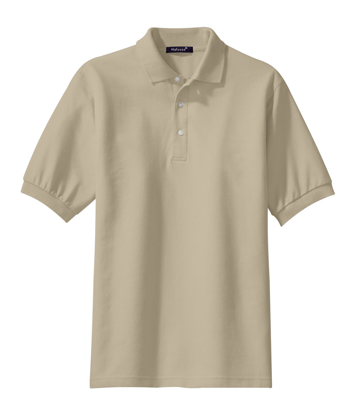 Mafoose Men's 100% Pima Cotton Polo Shirt Stone-Front