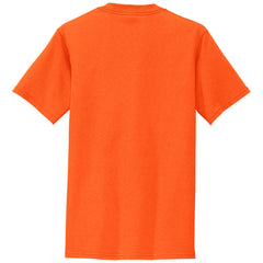 Mafoose Men's All American Tee Shirt with Pocket Safety Orange-Back