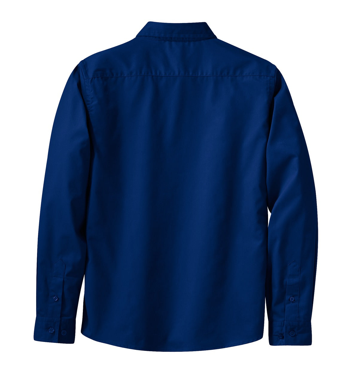 Mafoose Women's Long Sleeve Easy Care Shirt Mediterranean Blue-Back