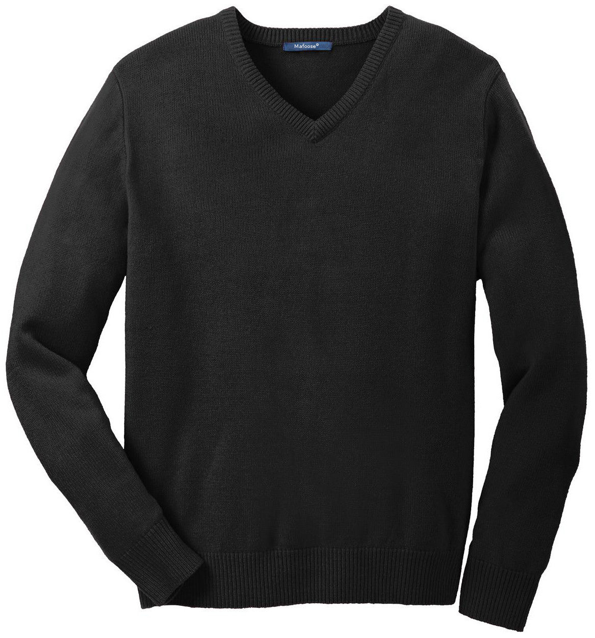 Mafoose Men's Value V-Neck Sweater Black-Front