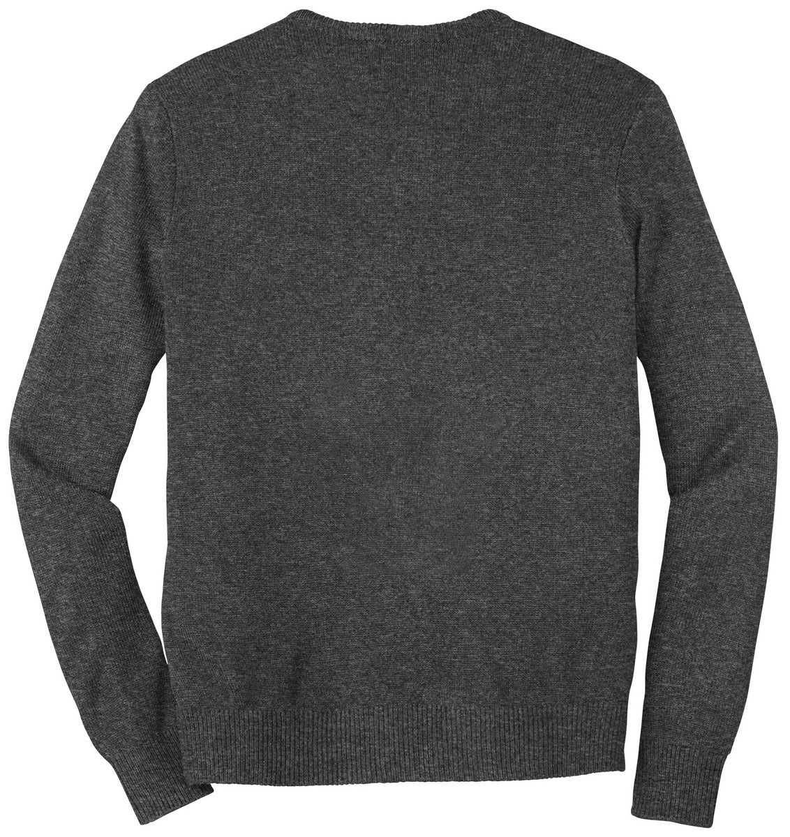 Mafoose Men's Value V-Neck Sweater Charcoal Grey-Back