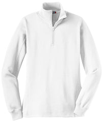 Mafoose Women's 1/4 Zip Sweatshirt White-Front