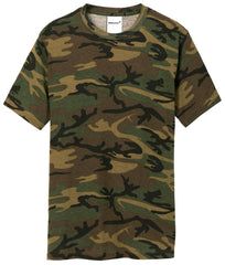 Mafoose Men's 5.4-oz 100% Cotton Tee Shirt Military Camo-Front