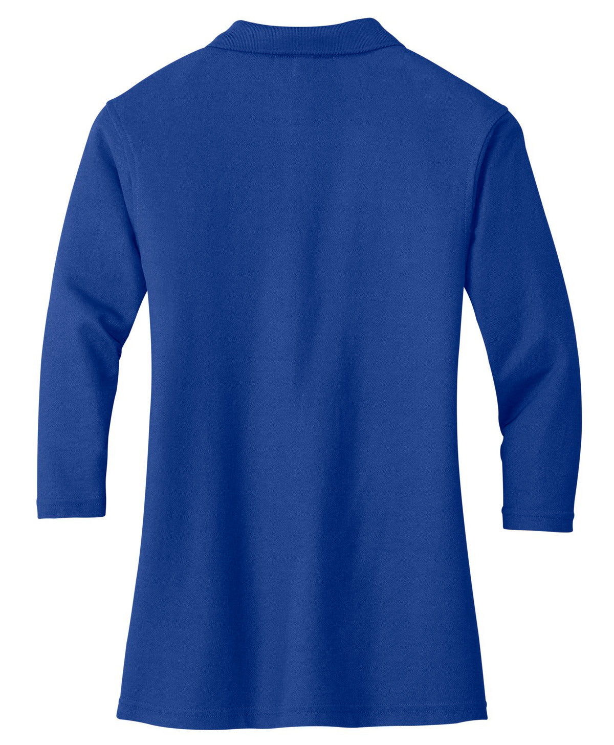 Mafoose Women's Silk Touch Ã‚Â¾ Sleeve Polo Shirt Royal-Back