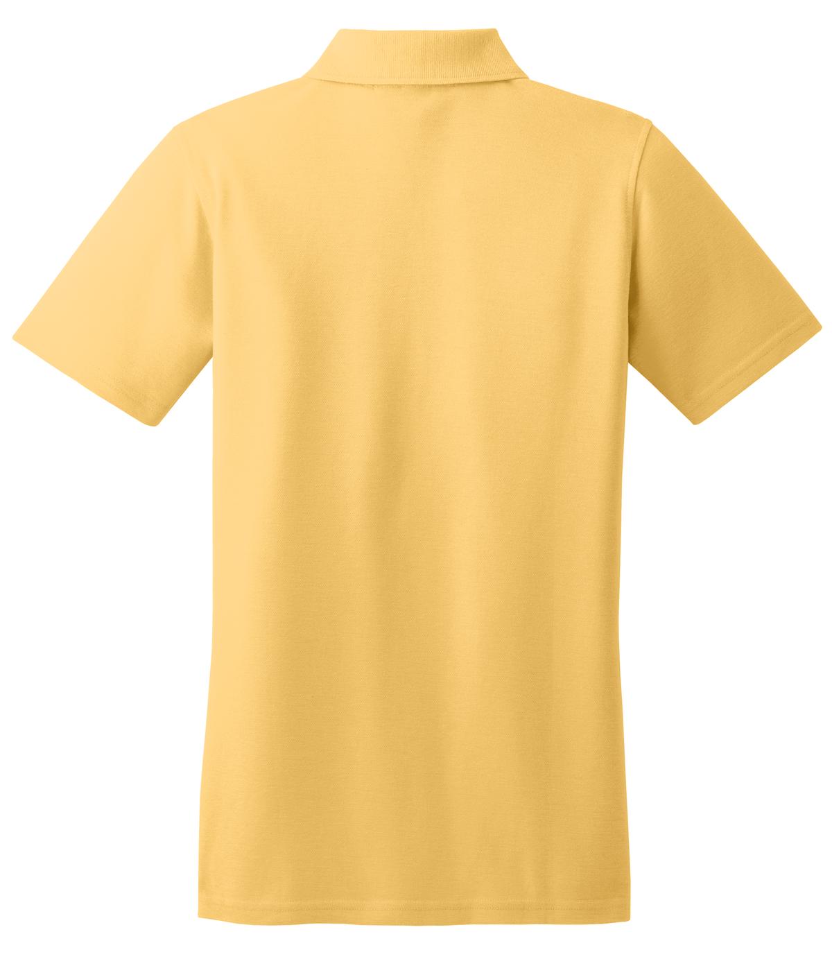 Mafoose Women's Stain Resistant Polo Shirt Banana-Back