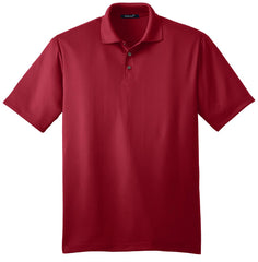 Mafoose Men's Performance Fine Jacquard Polo Rich Red-Front