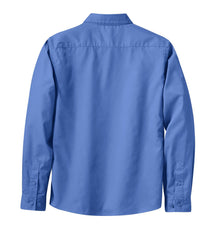 Mafoose Women's Long Sleeve Easy Care Shirt Ultramarine Blue-Back