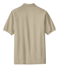 Mafoose Men's 100% Pima Cotton Polo Shirt Stone-Back