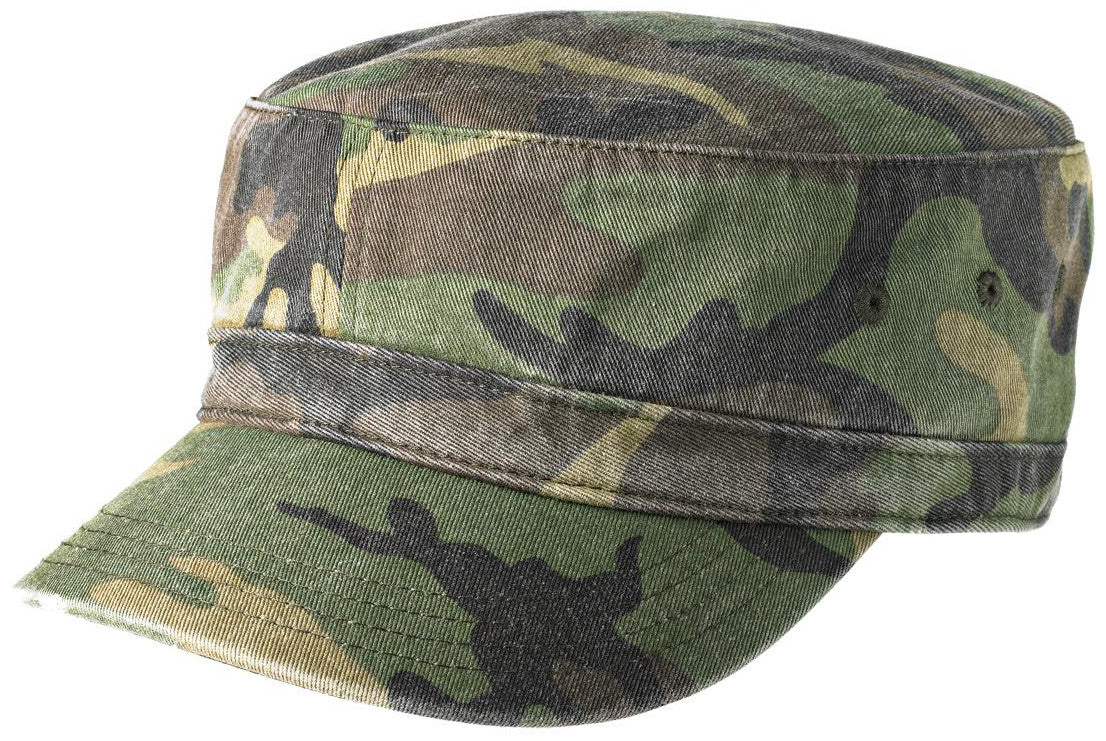 Men's Distressed Military Style Hat