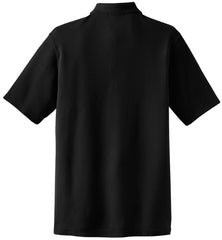 Mafoose Men's EZCotton Pique Pocket Polo Shirt Black-Back