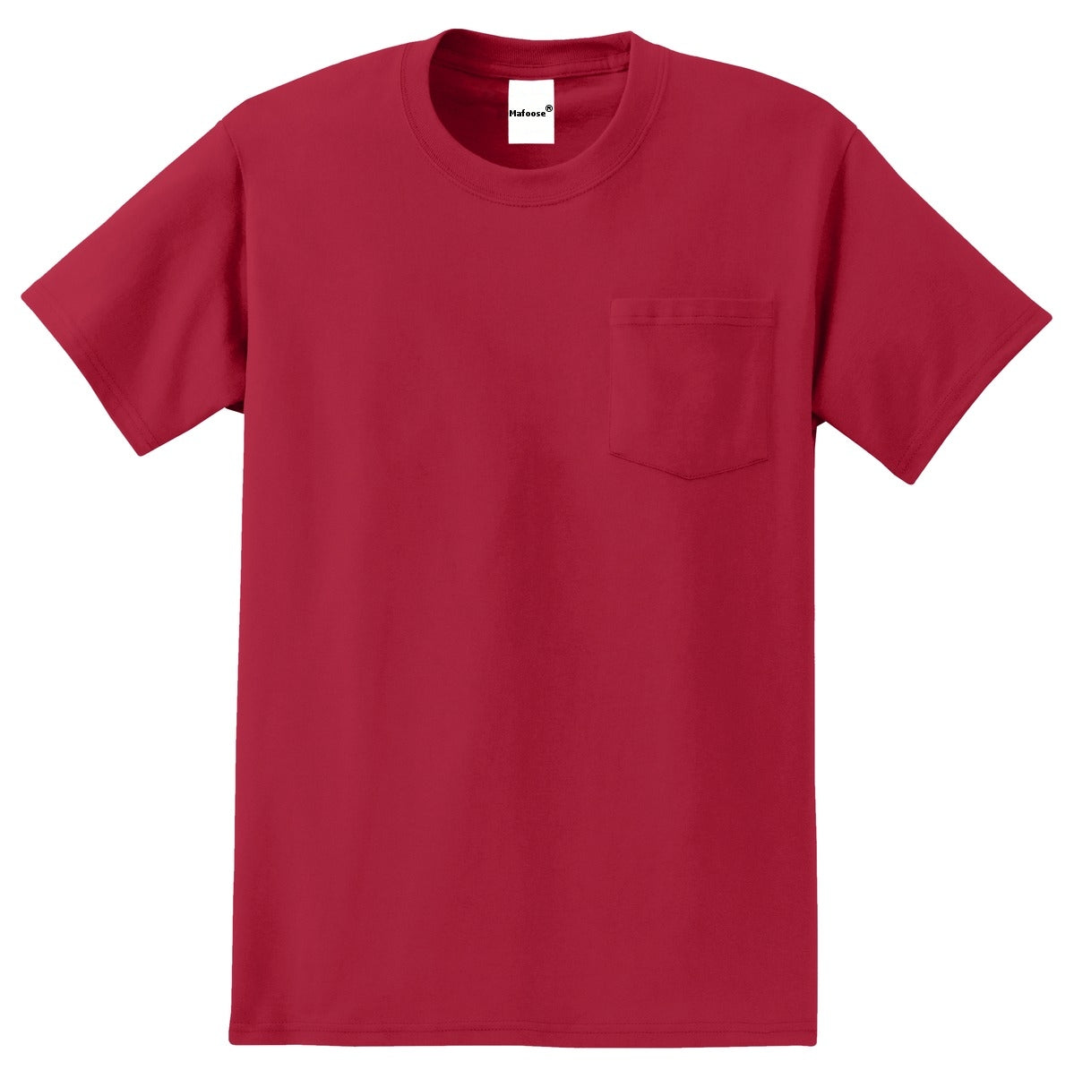 Men's Essential T Shirt with Pocket Red