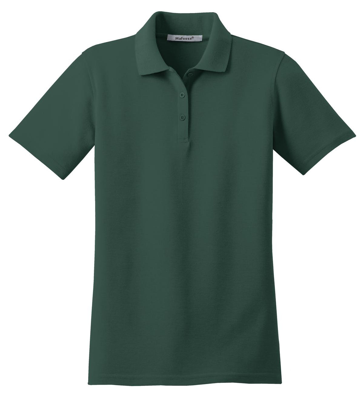 Mafoose Women's Stain Resistant Polo Shirt Dark Green-Front