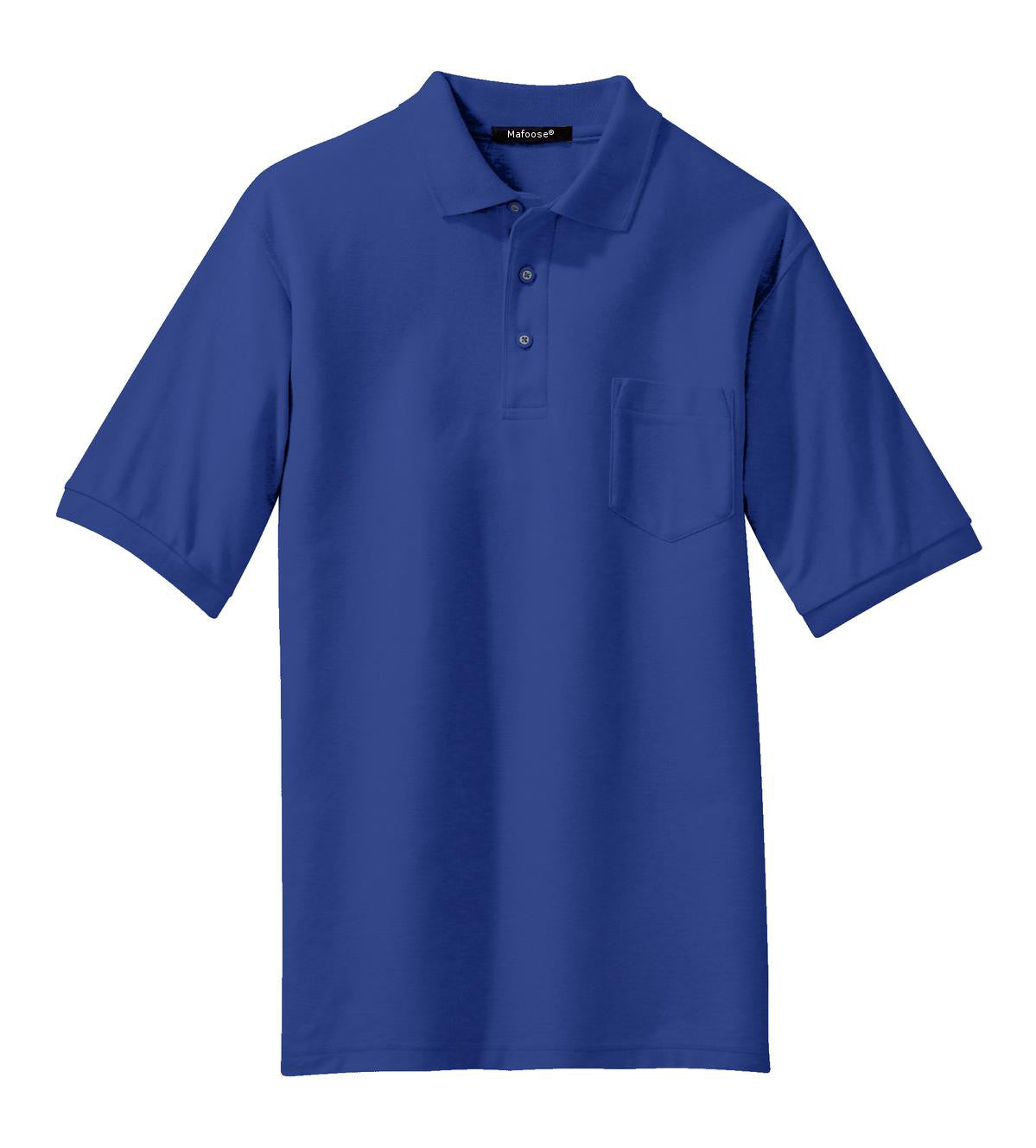 Mafoose Men's Silk Touch Polo with Pocket Royal-Front