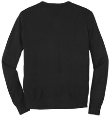 Mafoose Men's Value V-Neck Sweater Black-Back