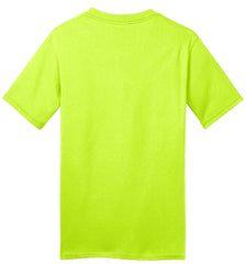 Men's All American Tee Shirt Safety Green - Back